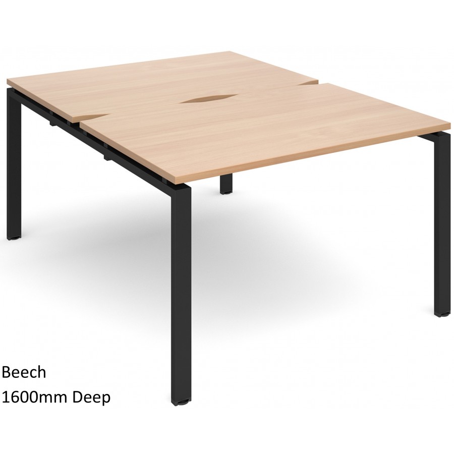 Adapt 1600mm Deep Double Starter Bench Desk